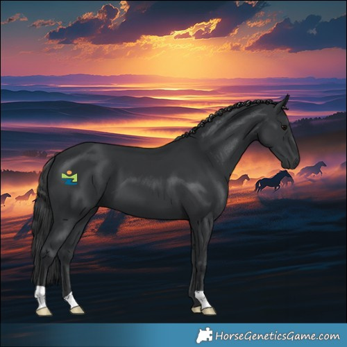 Horse Color:Black 