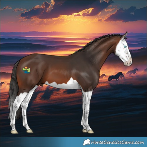 Horse Color:Brown Splash 