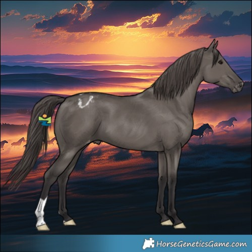 Horse Color:Smoky Grullo Appaloosa 