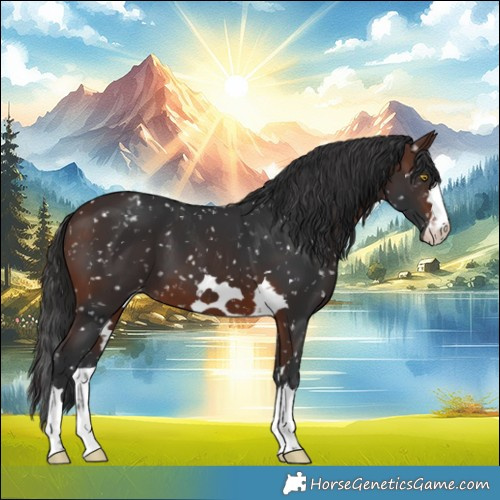 Horse Color:Brown Snowflake Varnish