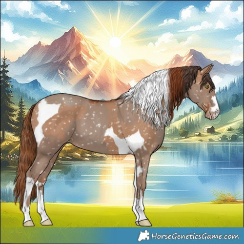 Horse Color:Red Dun Tobiano Appaloosa  and Classic Champagne Appaloosa 