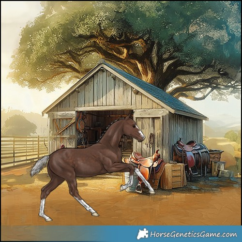 Horse Color:Silver Black 
