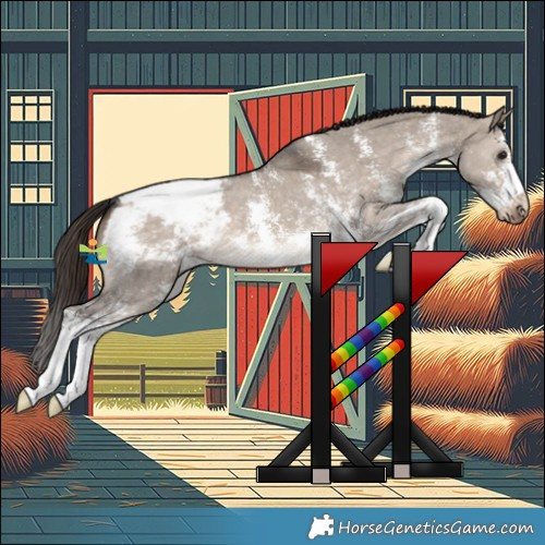 Horse Color:Brown Dun Mushroom Sabino Appaloosa