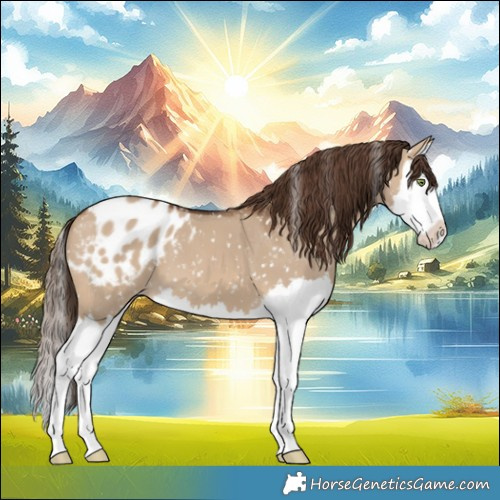Horse Color:Bay Dun Splash Blanket