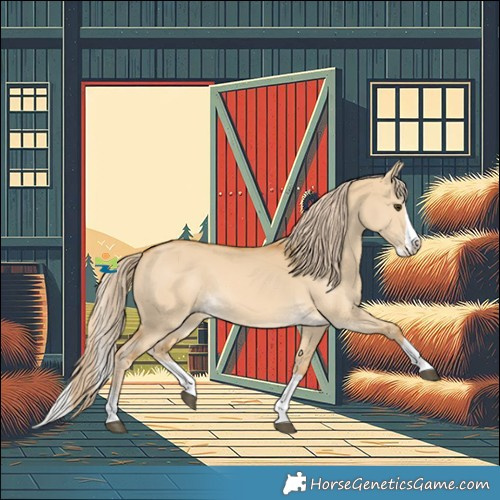 Horse Color:Palomino Dun Splash