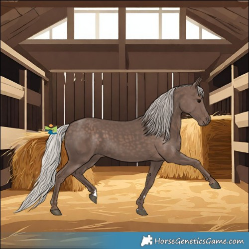 Horse Color:Silver Black