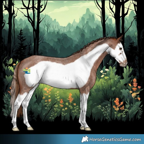 Horse Color:Red Roan Splash Frame