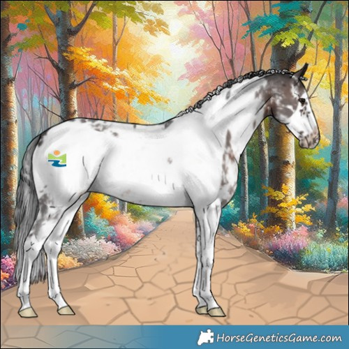 Horse Color:White Spotted Brown Sabino Frame