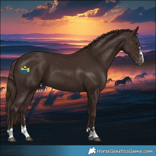 Horse Color:Liver Chestnut Appaloosa