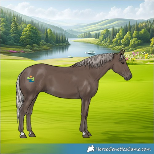 Horse Color:Silver Black 