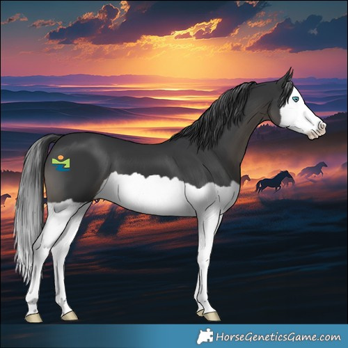 Horse Color:Black Splash 