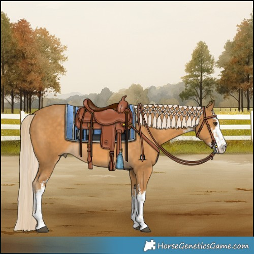 Horse Color:White Spotted Palomino