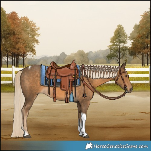 Horse Color:Chocolate Palomino Tobiano