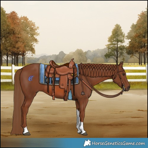 Horse Color:Chestnut Tobiano 