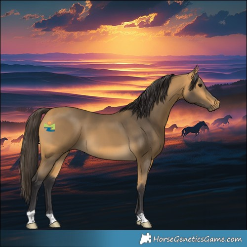 Horse Color:Buckskin 