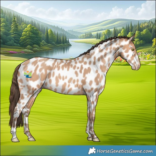Horse Color:Amber Champagne Appaloosa