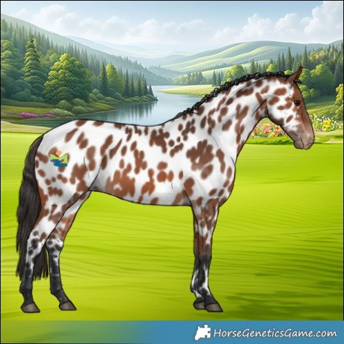 Horse Color:Bay Appaloosa
