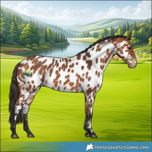 Horse Color:Bay Near Leopard 