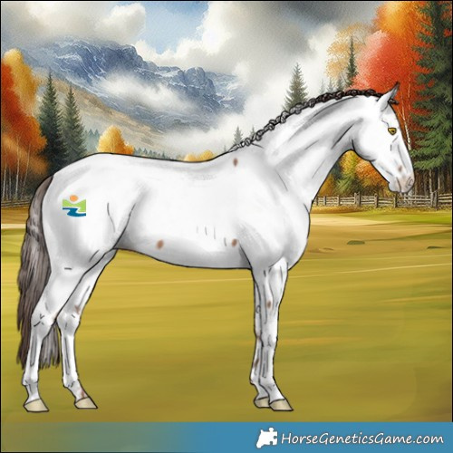 Horse Color:Sable Champagne Sabino Appaloosa