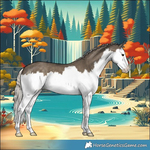 Horse Color:Silver Smoky Grullo Splash 