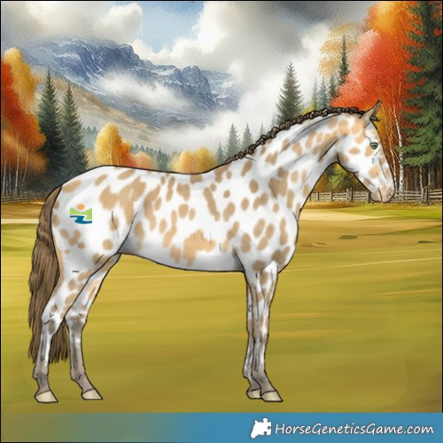 Horse Color:Sable Cream Champagne Appaloosa 