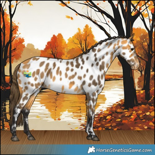 Horse Color:Buckskin Near Leopard