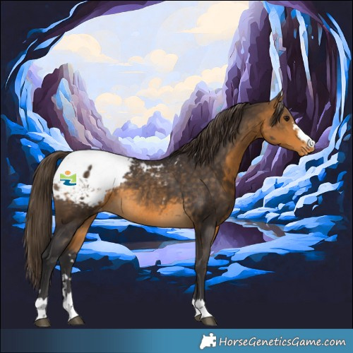 Horse Color:Buckskin Snowcap Rabicano 