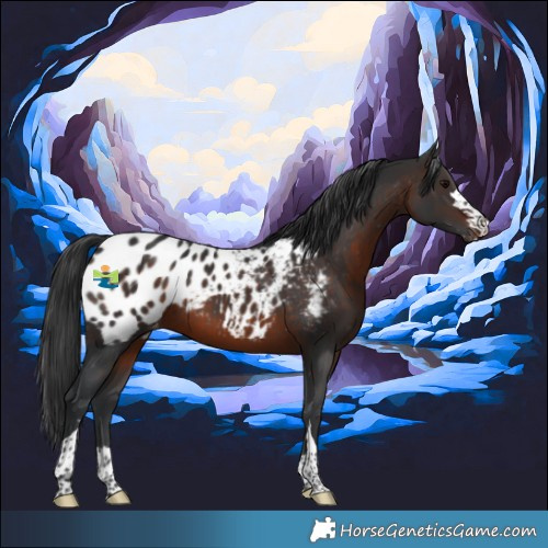 Horse Color:Brown Blanket Rabicano 