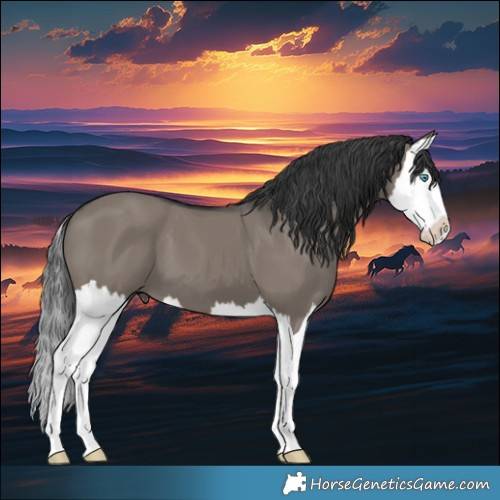 Horse Color:Grullo Splash 