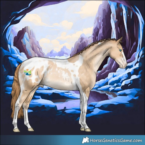 Horse Color:Buckskin Pearl Tobiano Blanket Rabicano 