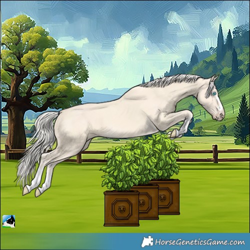 Horse Color:Cremello 