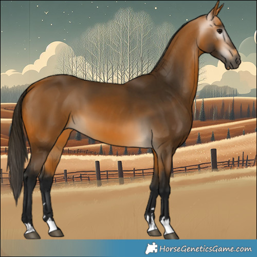 Horse Color:Gray Buckskin