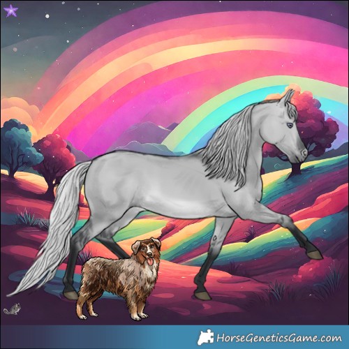 Horse Color:Silver Brown Chinchilla Dun 