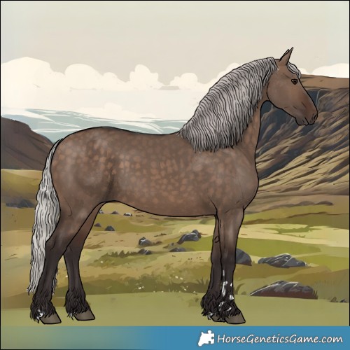 Horse Color:Silver Brown Dun