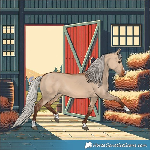 Horse Color:Silver Bay Dun 