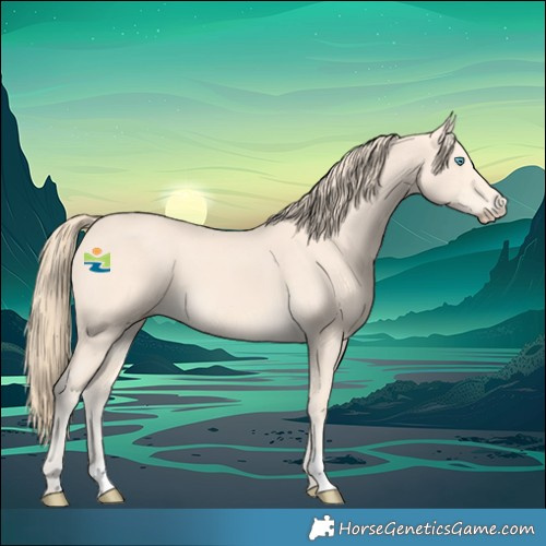 Horse Color:Perlino 
