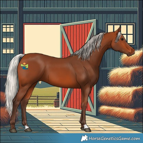 Horse Color:Silver Bay 
