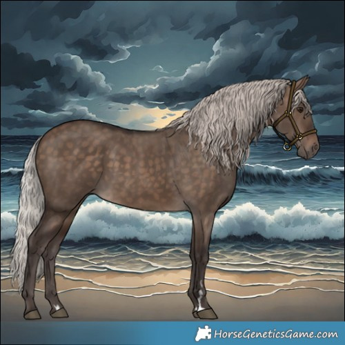 Horse Color:Silver Brown Dun