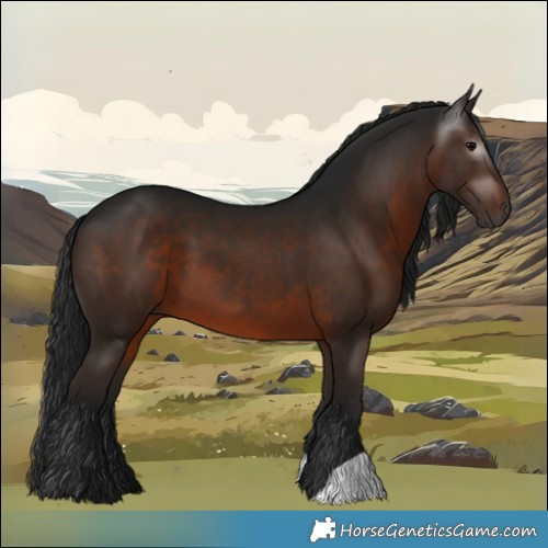 Horse Color:Gray Brown