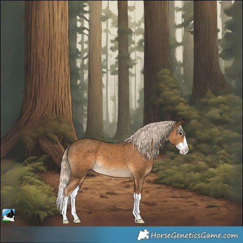 Horse Color:Chocolate Palomino Splash 