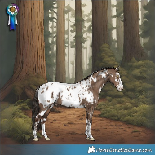 Horse Color:White Spotted Liver Red Dun Sabino Appaloosa