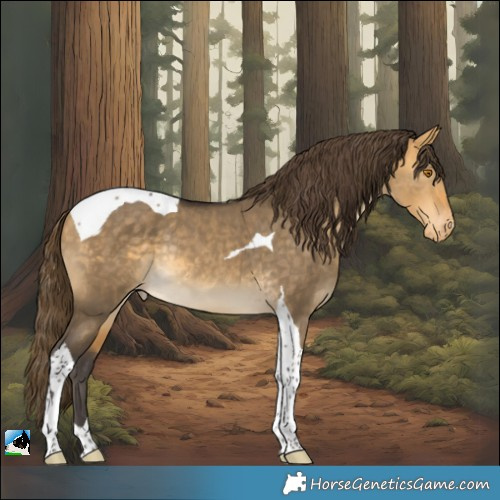 Horse Color:Buckskin Dun Tobiano Appaloosa Rabicano