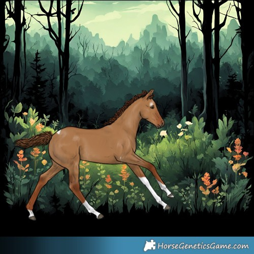 Horse Color:Gray Red Dun Tobiano 