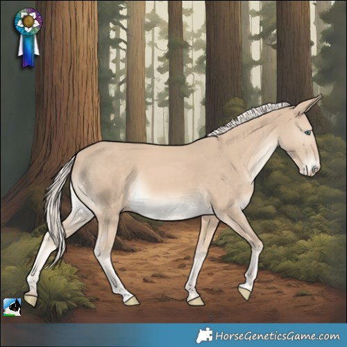 Horse Color:Cremello 