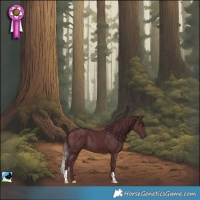 Horse Color:Chocolate Brown Mushroom 