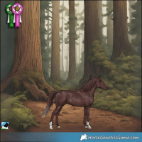 Horse Color:Chocolate Brown Mushroom 