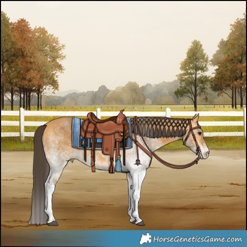 Horse Color:White Spotted Buckskin