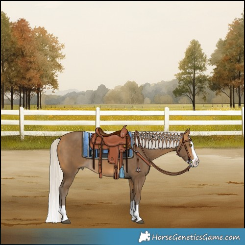 Horse Color:Silver Buckskin Splash 