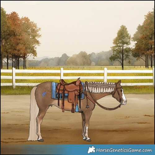 Horse Color:Chocolate Palomino Splash