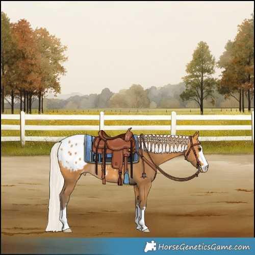 Horse Color:Silver Buckskin Blanket